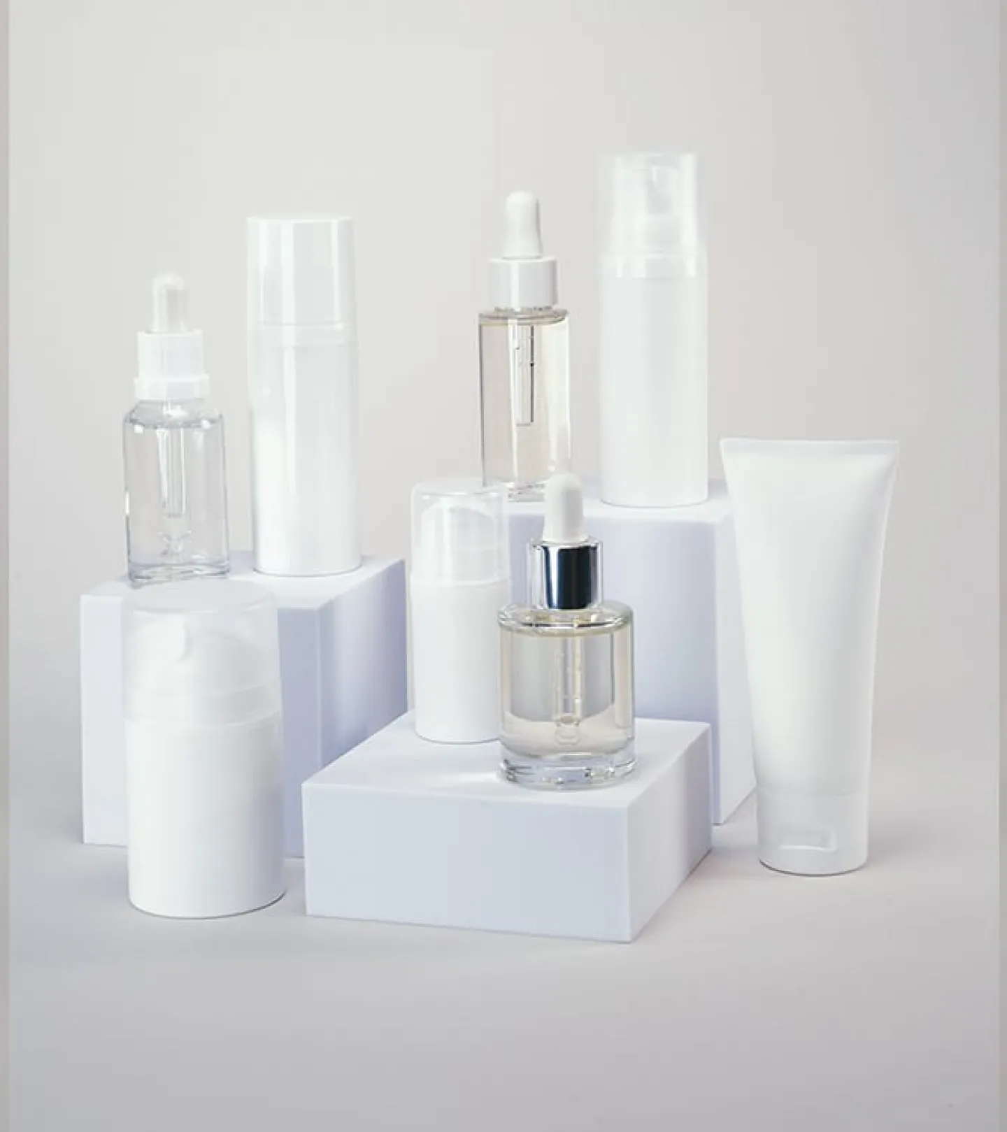 Genomskinliga produktförpackningar för hudvård och hårvård